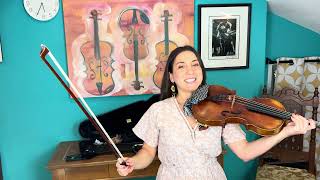 How to Play Viola Lesson 1: pinkie push-up, windmill, and open string exercise #viola #musiclesson