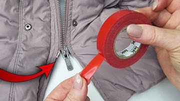 The tailor shared a secret! How to fix a broken zipper : The Easiest Way!