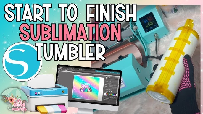 How to size and print sublimation tumbler wraps 