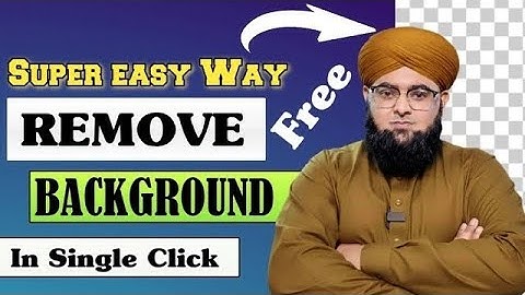 How to Remove BACKGROUND!-بیک گراؤنڈ ریموور کیسے کریں ؟