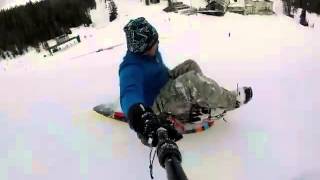 GoPro Sledding Fail