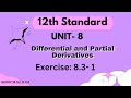 12th maths,UNIT-8, Exercise:8.3- 1st problem, limit and continuity of functions of two variables