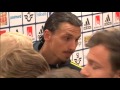 Zlatans passning till Ekwall: "Men du är glad"