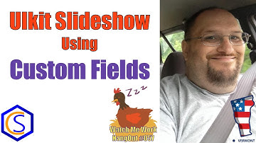 UIkit Slideshow: How to Create a Slideshow with Joomla Custom Fields - 👀 Watch Me Work 057