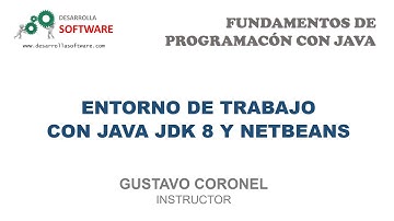 #UDEMY - FUNDAMENTOS DE #PROGRAMACIÓN CON #JAVA - ENTORNO CON JDK 8