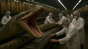Inside the Python Leather Factory – The Shocking Process Revealed