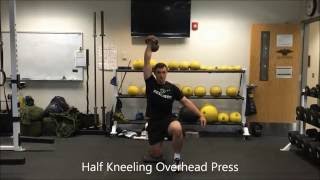 Resilient Performance - Half Kneeling Overhead Press