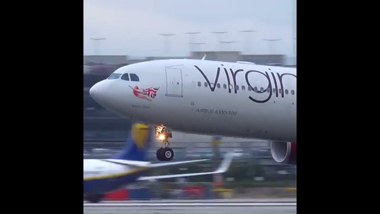 Virgin Atlantic Airbus A330300 flight from New York to Manchester