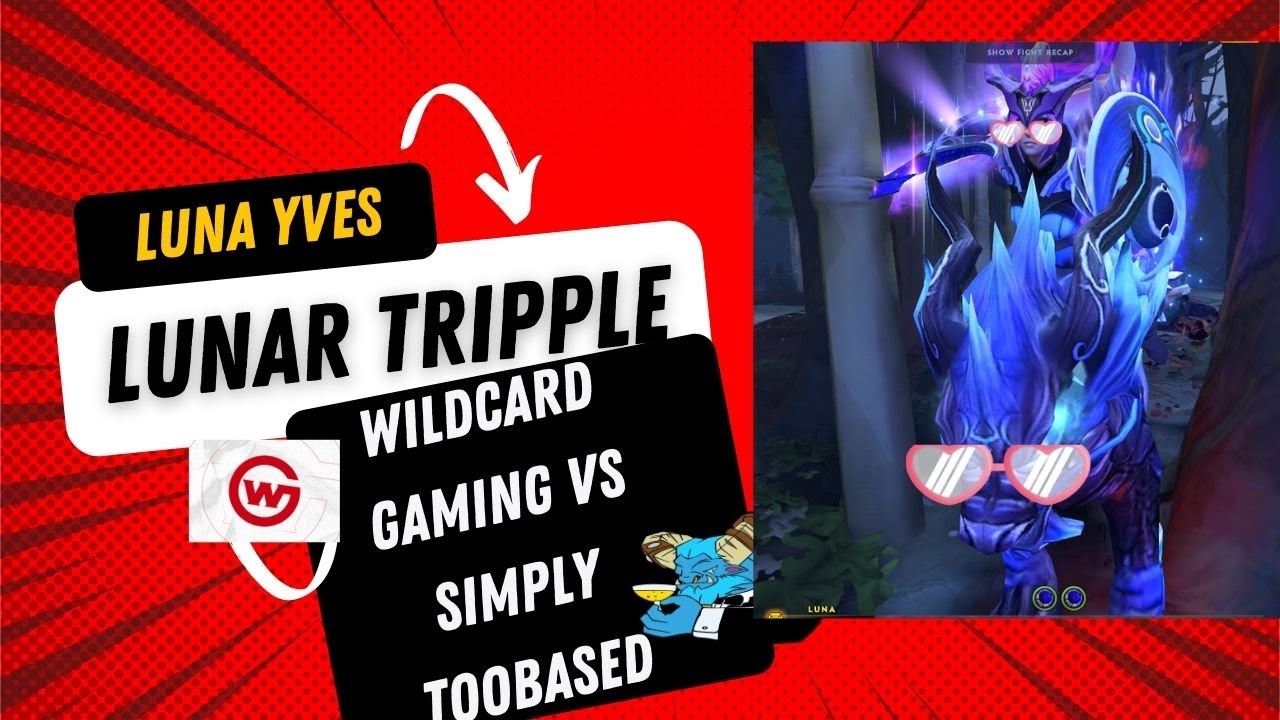 Dota 2 Luna Yves Gets tripple kill