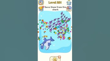 save them from the shark dop 5 level 221 answer #gameshorts #dop2 #dop2dop2 #logicgames