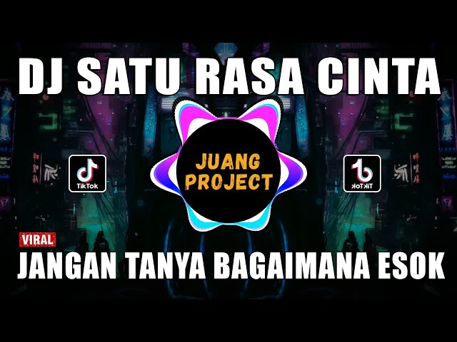 DJ SATU RASA CINTA ARIEF REMIX VIRAL TIKTOK TERBARU 2022 JANGAN TANYA BAGAIMANA ESOK class=