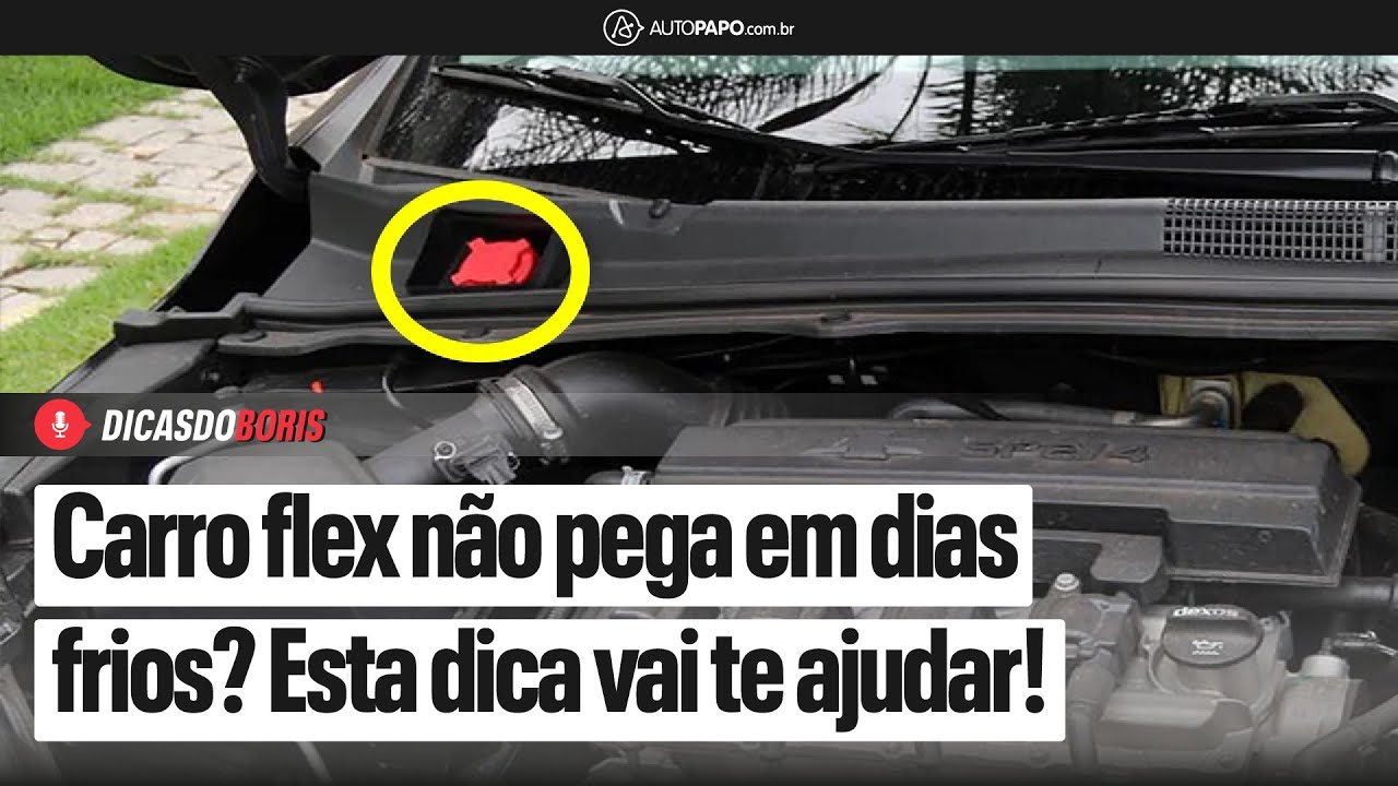 Carro flex não pega em dias frios? Esta dica vai te ajudar! - YouTube