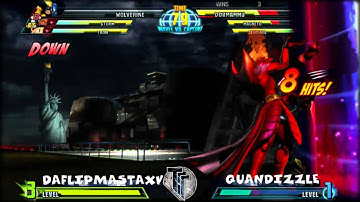 Smash Up Tournament - MvC3 - TOP 8 Daflipmastaxv Vs Quandizzle