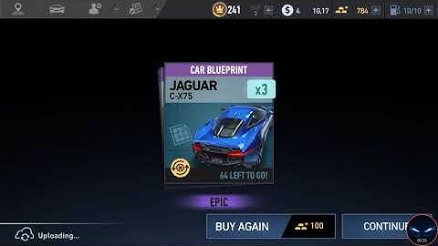 NEED FOR SPEED No Limits  PREMIUM CRATE  JAGUAR C-X75