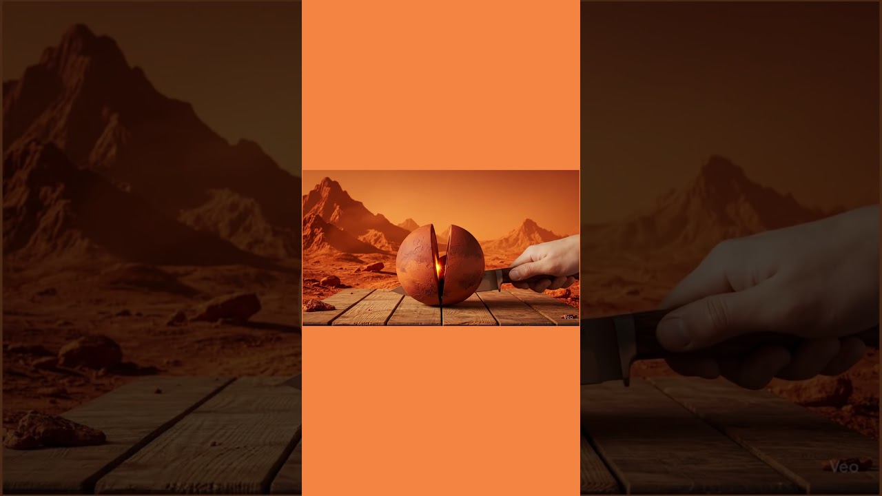 Satisfying Planet Mars Cutting ASMR 