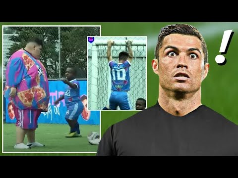 فريق العمالقه ضد فريق الاقزام اغرب مباراة في العالم