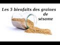 Les 5 bienfaits des graines de ssame