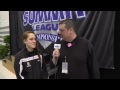 Oakland's Sandra Czerska at the 2013 Swimming & Diving Championships