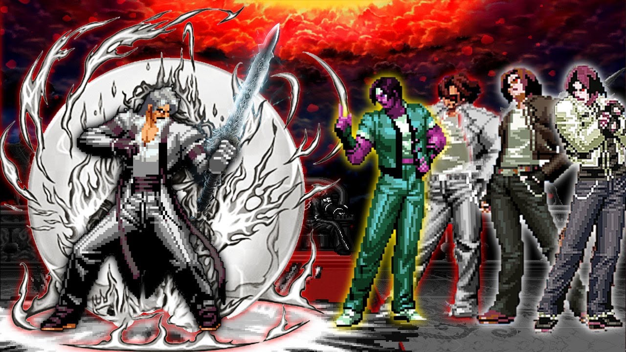 [Mugen KOF] Silver Flames Rugal Vs Kyo Kusanagi TEam - YouTube