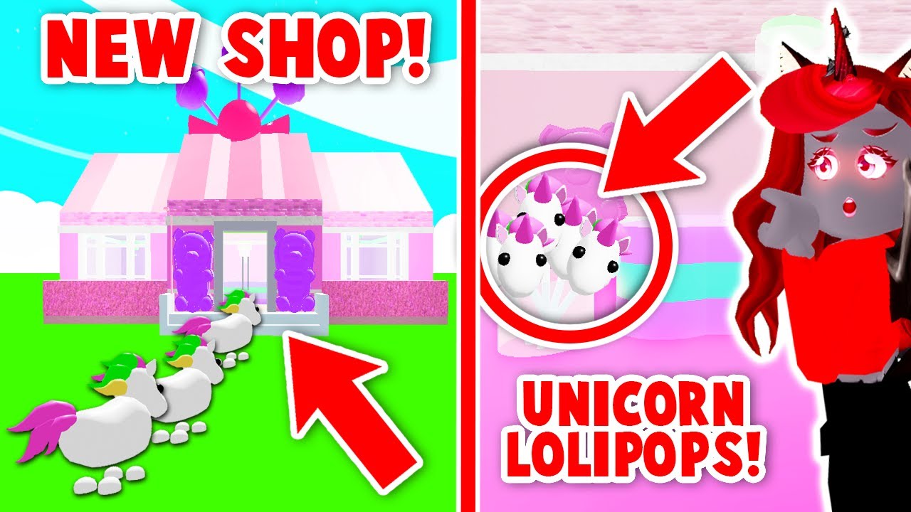 This *NEW* Candy Shop Turns PETS Into CANDY In Adopt Me! (Roblox) YouTube