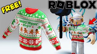 *FREE ITEM* How To Get This Backstreet Boys Christmas Sweater on Roblox - City Life