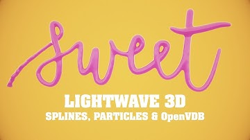 LightWave 3d: Typography using Splines, Particles and OpenVDB
