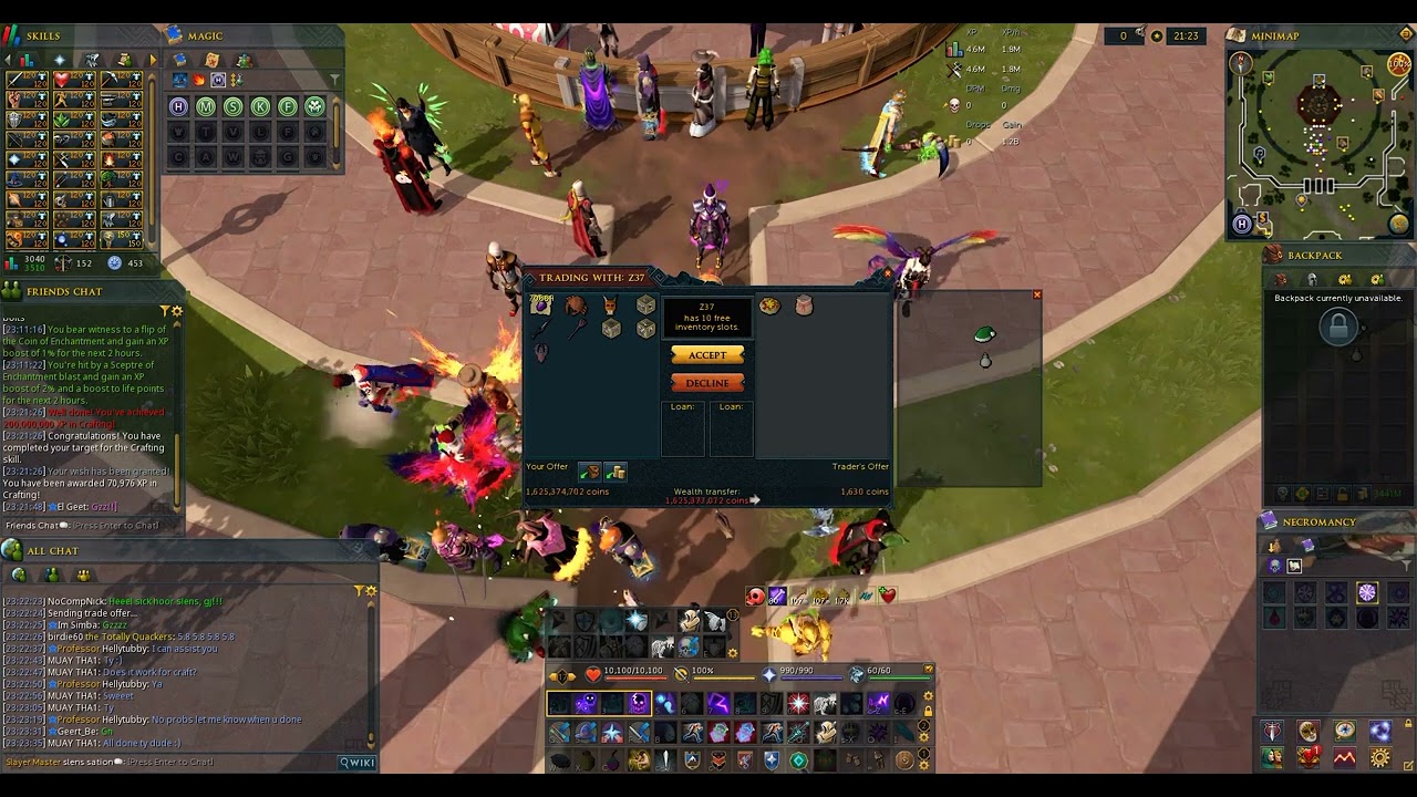 True max party 5.8B XP
