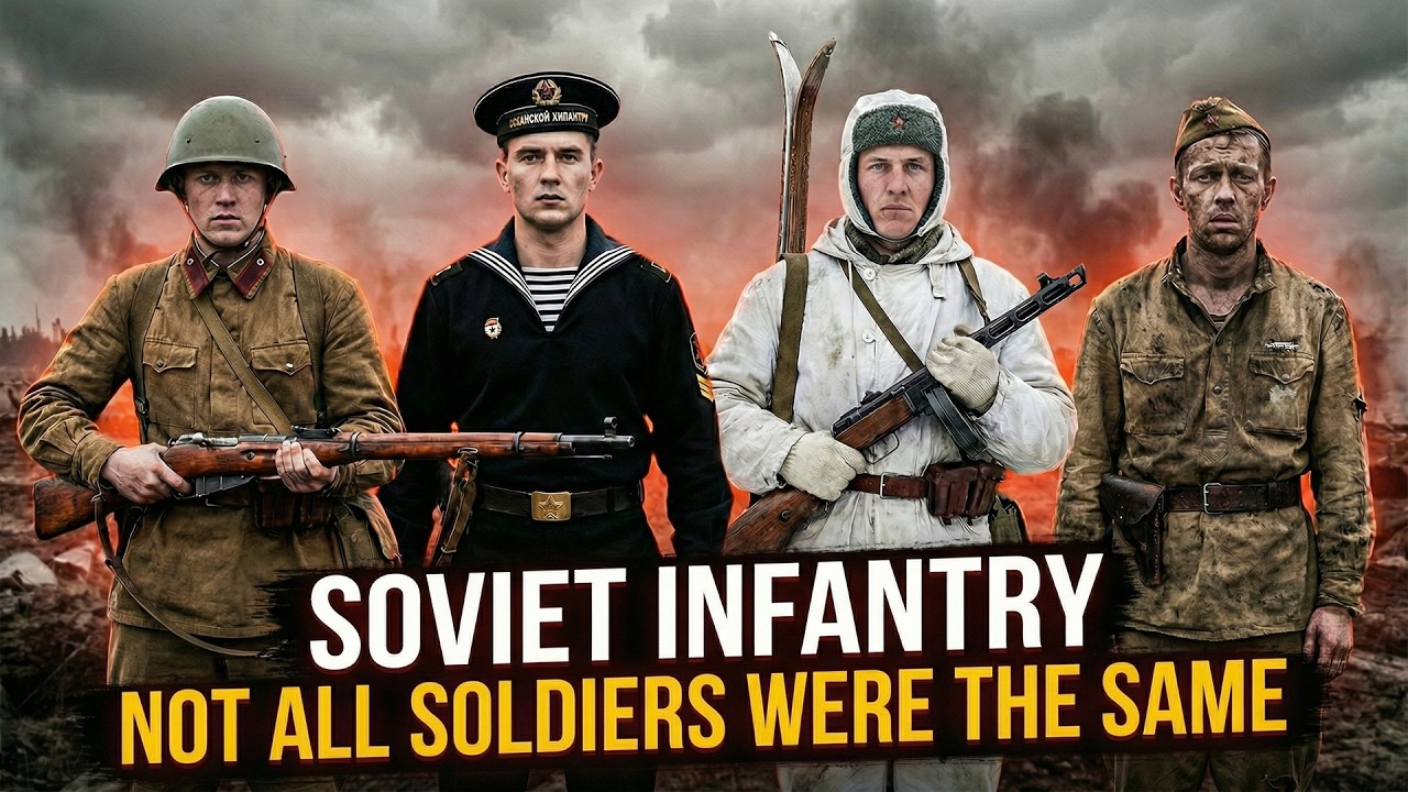 All Types of Soviet Infantry in World War II Explained