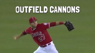 MLB Outfield Cannons