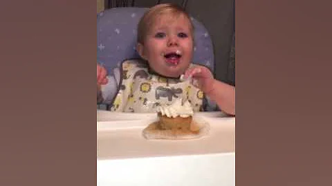 Elliot's birthday cupcake