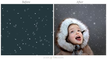 JD Demonstrates how to use her Snowflake Brushes in Photoshop.