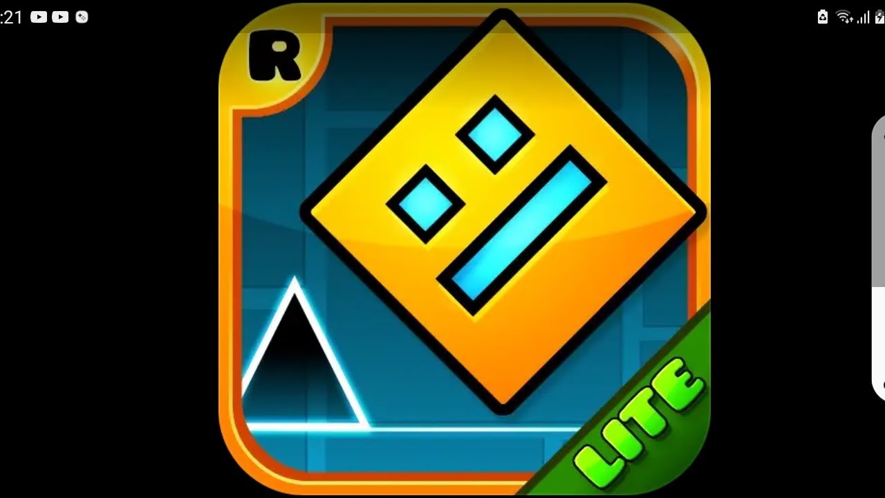 Przeszedłem 1 poziom w geometry dash lite i zagrałem 2 poziom. - YouTube
