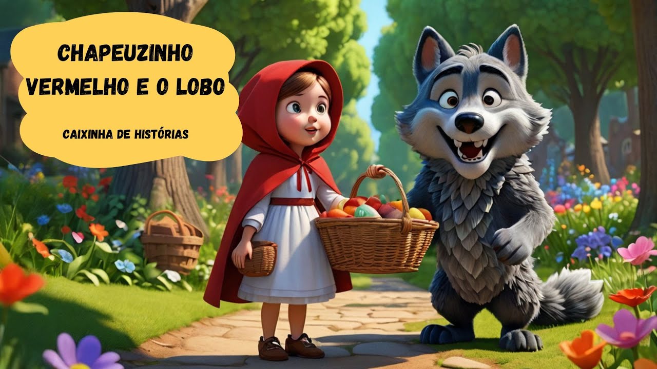 Chapeuzinho Vermelho e o Lobo/história infantil/video infantil/áudio ...