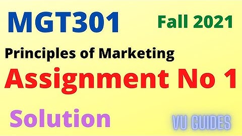 MGT301 Assignment 1 Solution Fall2021 #vu #vuassignmentsolution