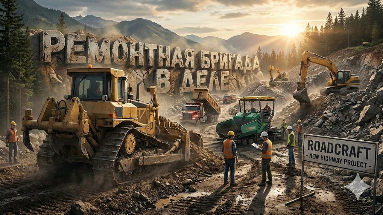 Ремонтная бригада в деле  - RoadCraft #17