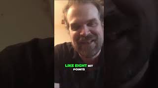 David Harbour on the AD&D Wizard