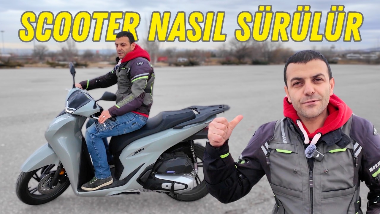 SCOOTER NASIL KULLANILIR? | Avukatımıza motosiklet eğitimi verdim | Kolaçan
