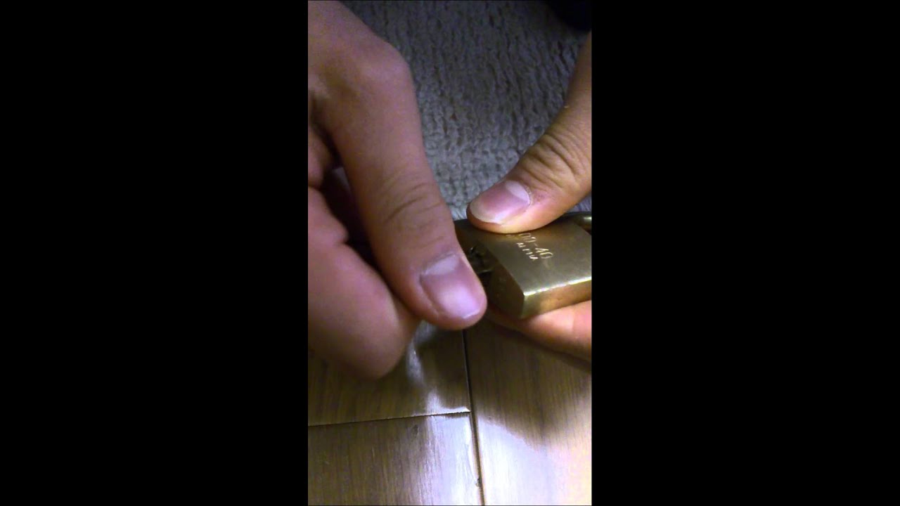 南京錠バンピング Youtube