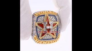 what this 2022 Hoston Astros Mens Baseball World Series Championship Ring tells us?