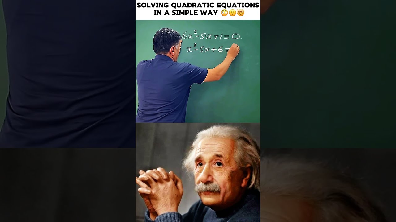 Solve Quadratic Equation The Easy Way Maths
