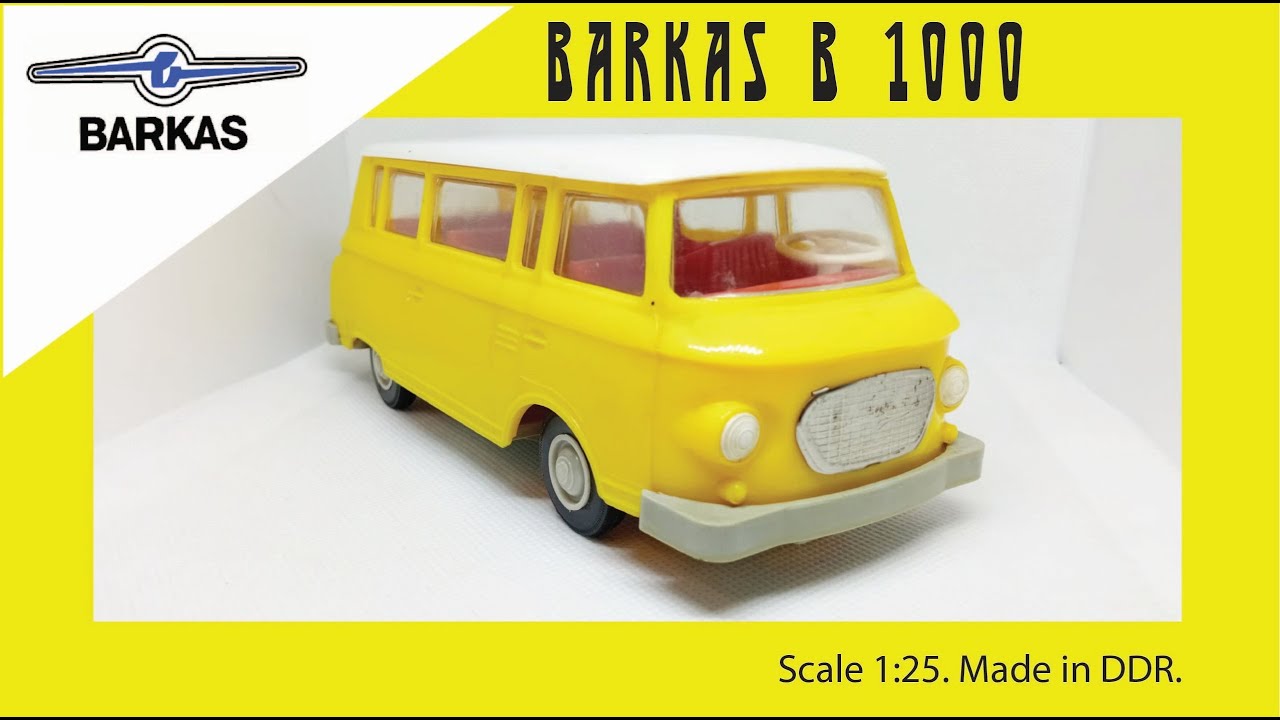Игрушка ГДР Barkas B 1000 1:25 / DDR Toy Barkas B 1000 #car #barkas # ...