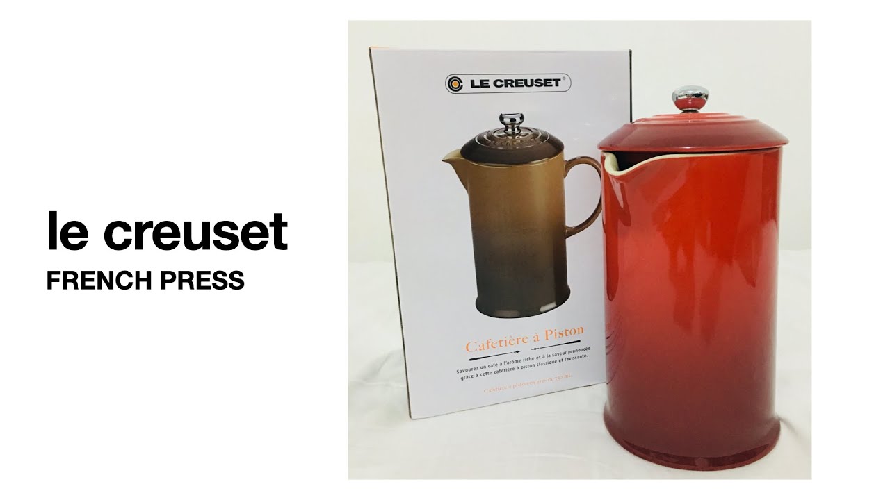 Le Creuset French Coffee Press YouTube