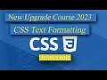 CSS Text Formatting Properties Tutorial in Hindi / Urdu
