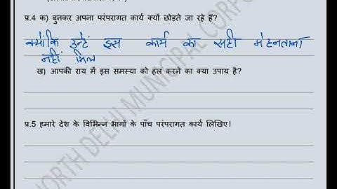 NDMC class 4th EVS worksheet week 26 date 16/12/2020