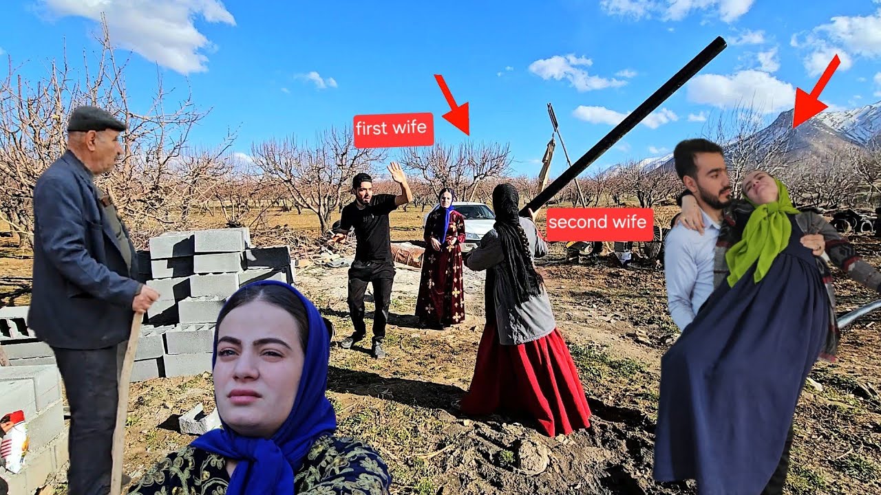 The husband attempt to remarry Zahra and the second wife opposition, nomadic life and building a hut