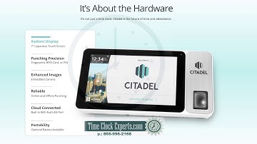 CITADEL OB2000 REVOLUTIONARY CLOUD BASED ATTENDANCE SYSTEM