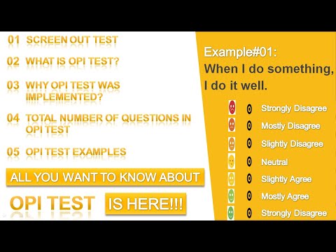 Video: Što je OPI test?