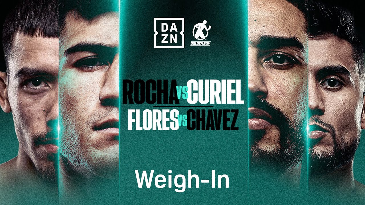 ALEXIS ROCHA VS. RAUL CURIEL II WEIGH IN LIVESTREAM