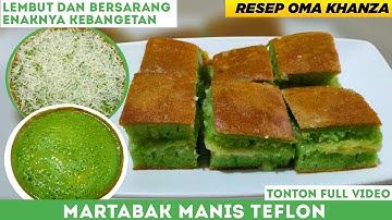 RESEP MARTABAK MANIS TEFLON RUMAHAN LEMBUT DAN BERSARANG‼️100% enak banget
