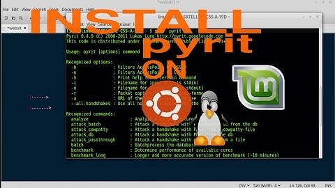 Install pyrit On Linux Mint or Ubuntu or Kali Linux